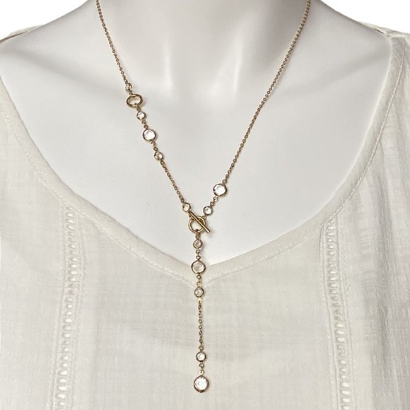 Stainless Steel Long Necklace Toggle Closure - Picture 4 of 9